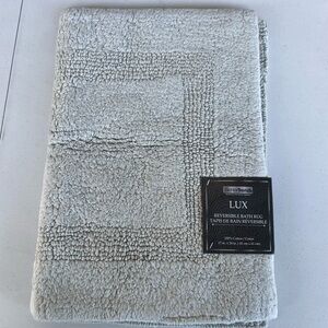 Better Trends Lux 100% Cotton Lux Collection Bath Mats Blue Bath Mat Tufted